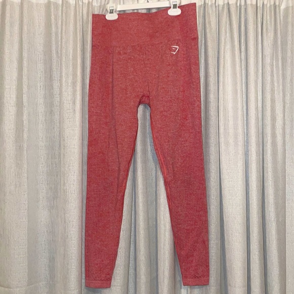 gym shark pink leggings! size- medium - Picture 1 of 2